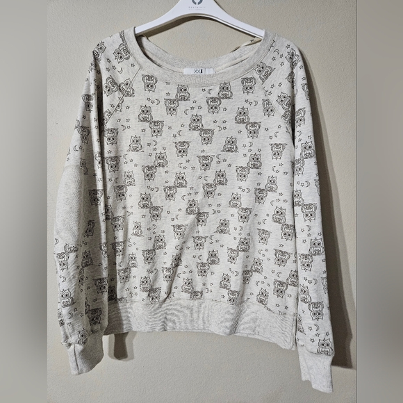 xxi Tops - Owl Sweatshirt Oversized Small
